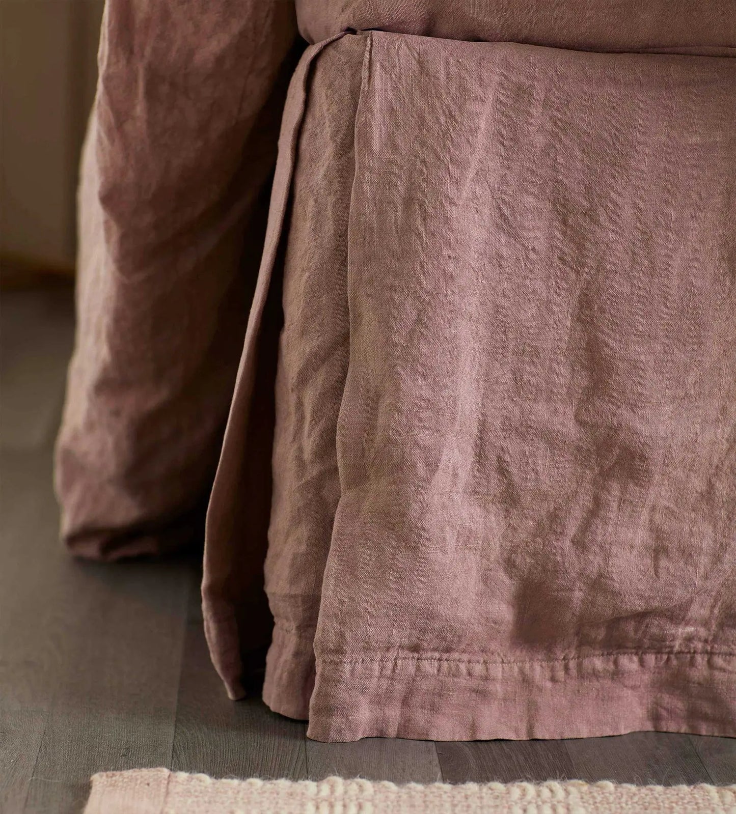 Vintage Rose Linen Valance The Secret Linen Store