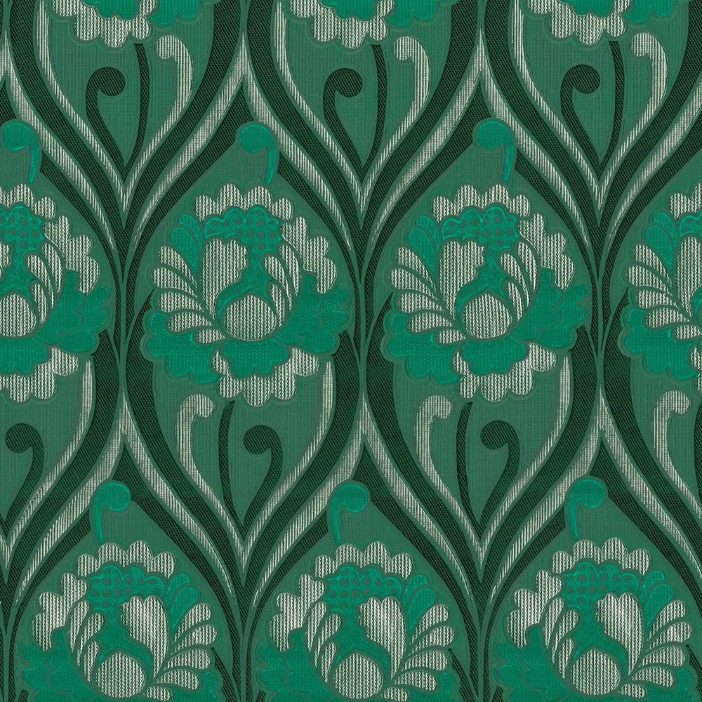 Vintage floral damask Wallpaper - Arsenic Sharon Jane