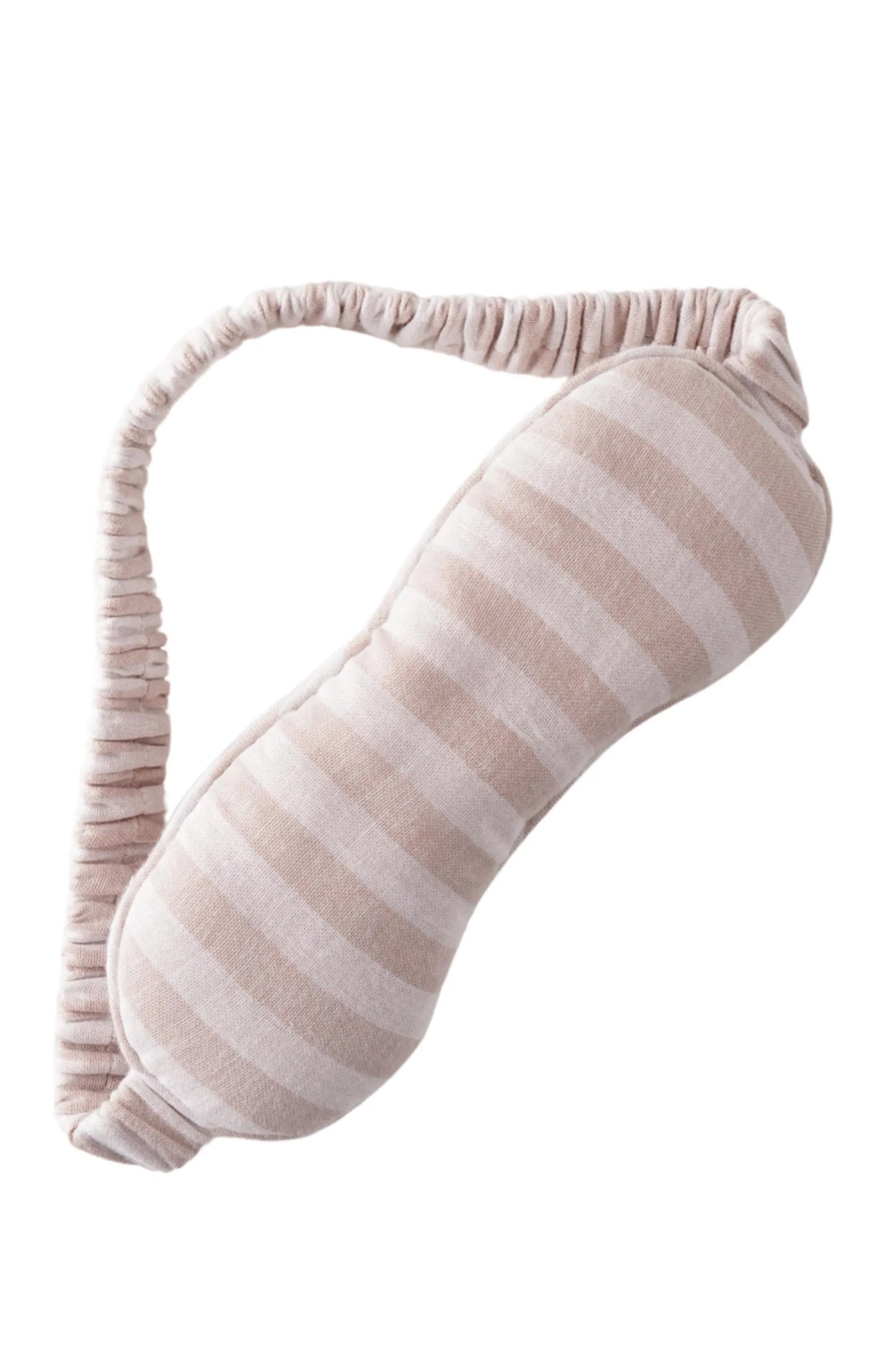 Viola Ethical-Cotton Eye Mask - Golden Glow Beige Peachaus