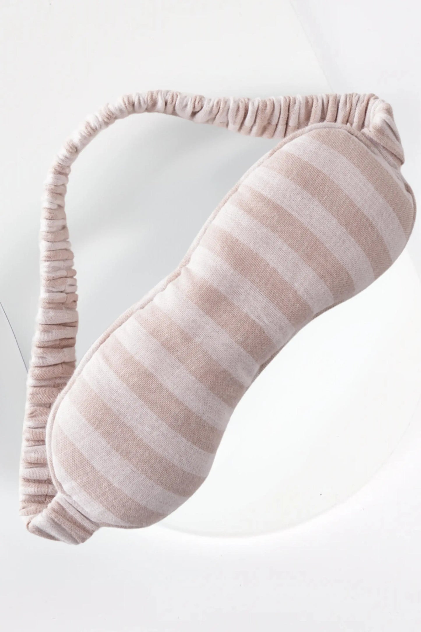 Viola Ethical-Cotton Eye Mask - Golden Glow Beige Peachaus