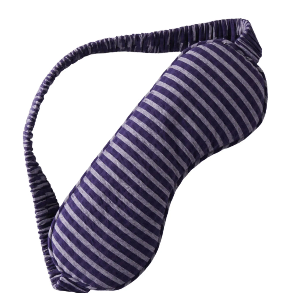 Viola Ethical-Cotton Eye Mask - Indigo Blue Peachaus