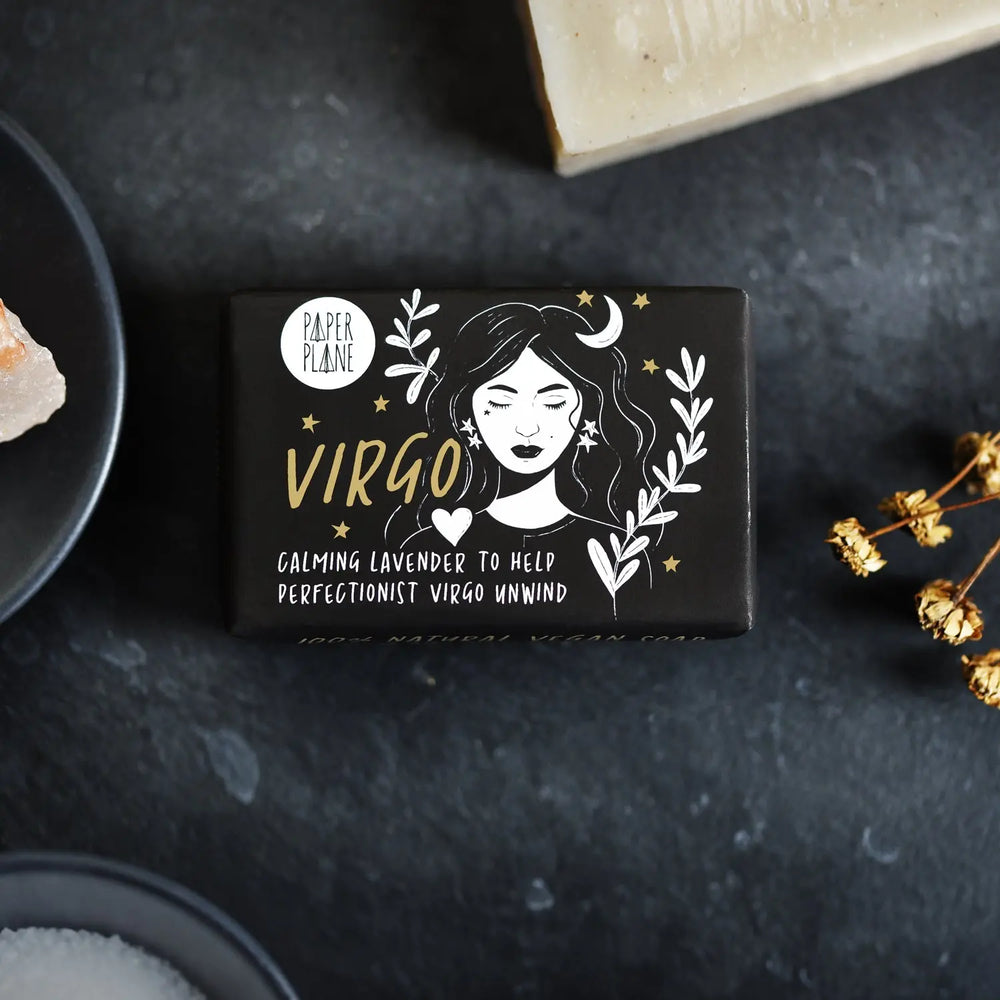 Virgo Star Sign Zodiac Bar - Natural and Vegan Horoscope Soap Paper Plane