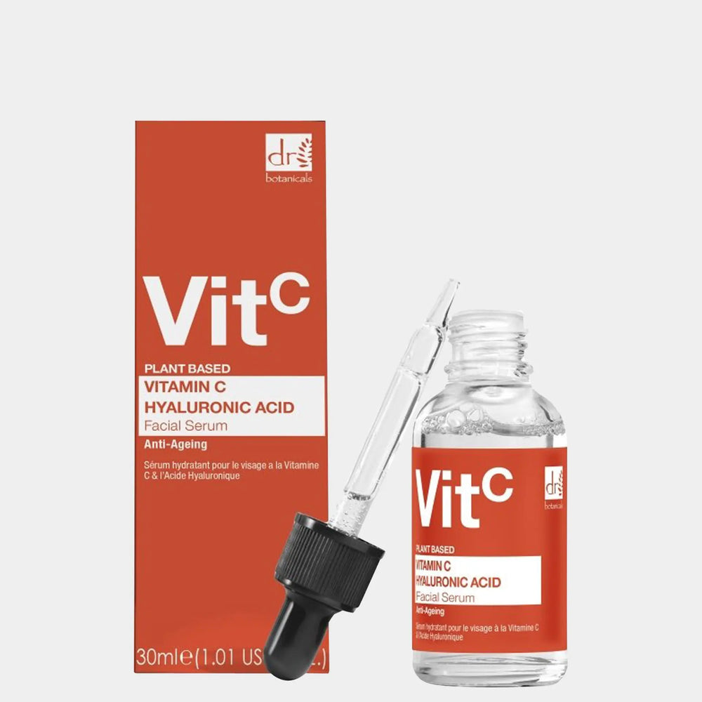 Vitamin C 5% & Hyaluronic Acid 2% Hydrating Facial Serum 30ml Dr Botanicals