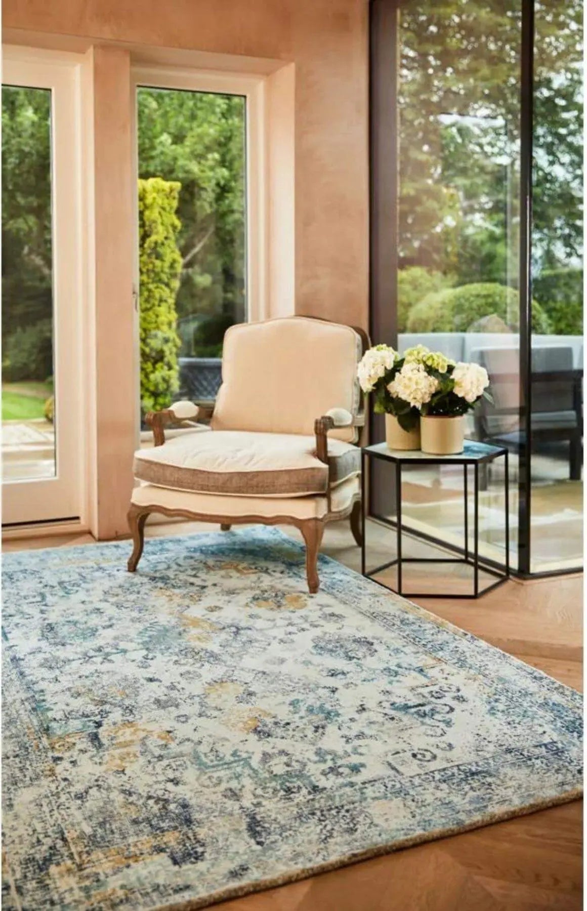 Vogue Vintage Blue Rug The Rugs