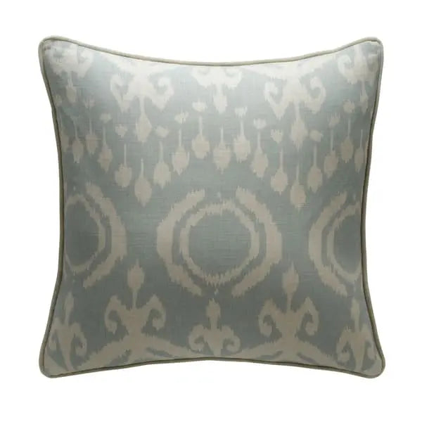 Volcano Powder, Sustainable Feather, Cushion Eco-conscious & Linen Blend & Viscose Blend Ikat Andrew Martin