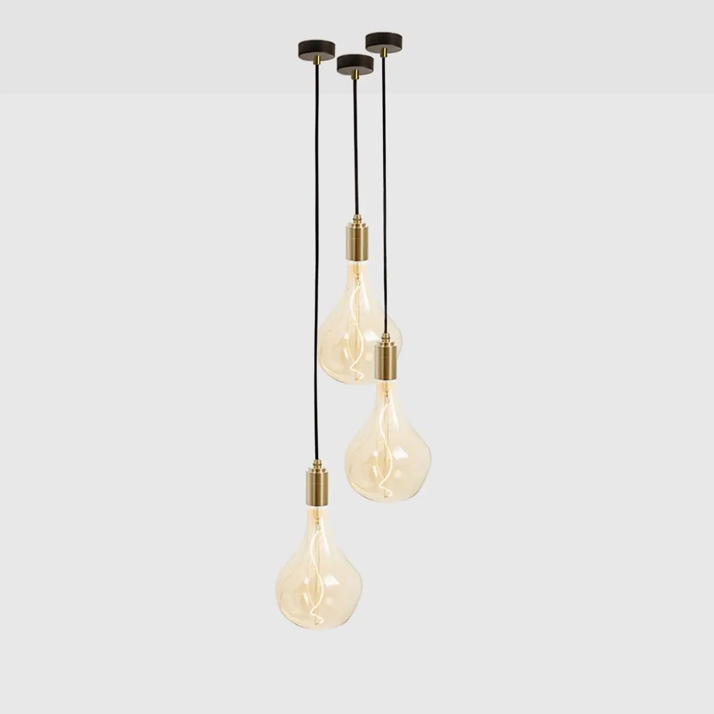 Voronoi II Pendant Light in Brass - Set of 3 Tala
