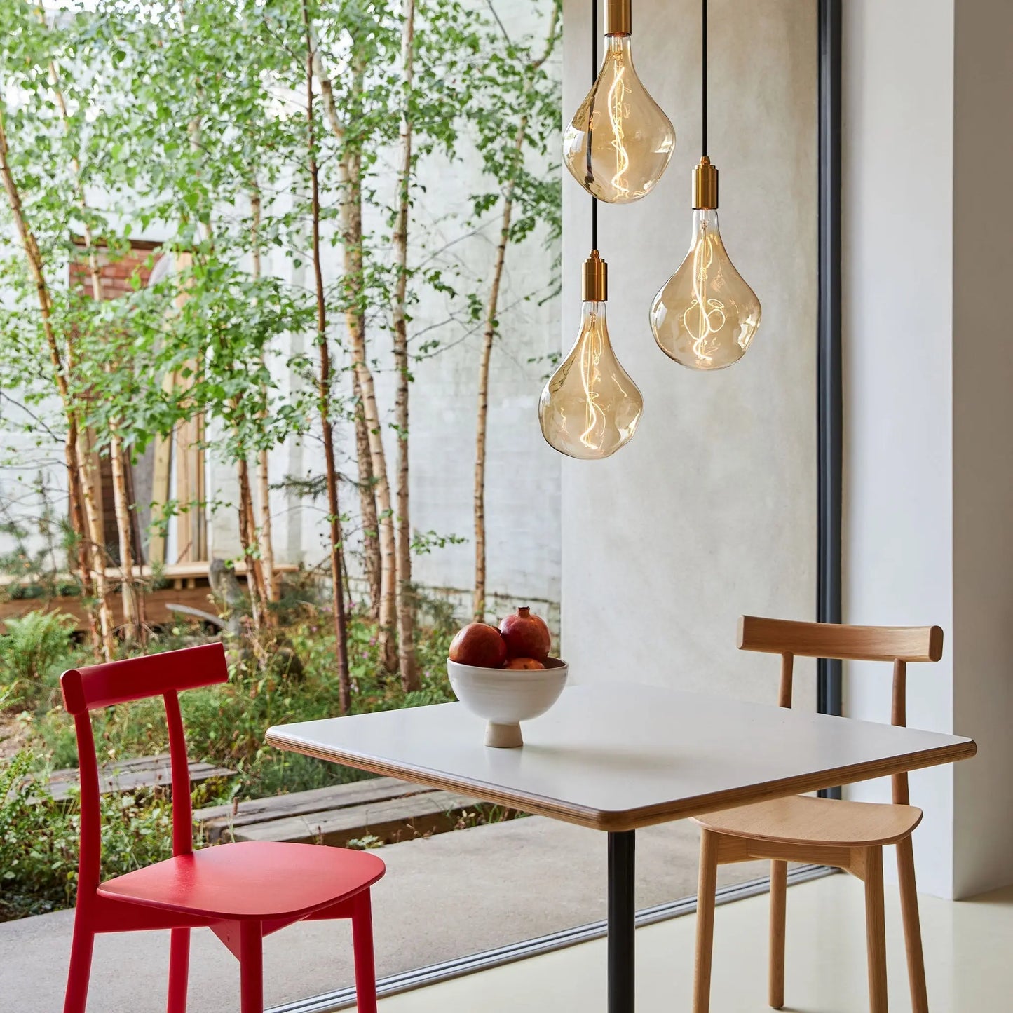 Voronoi II Pendant Light in Brass - Set of 3 Tala