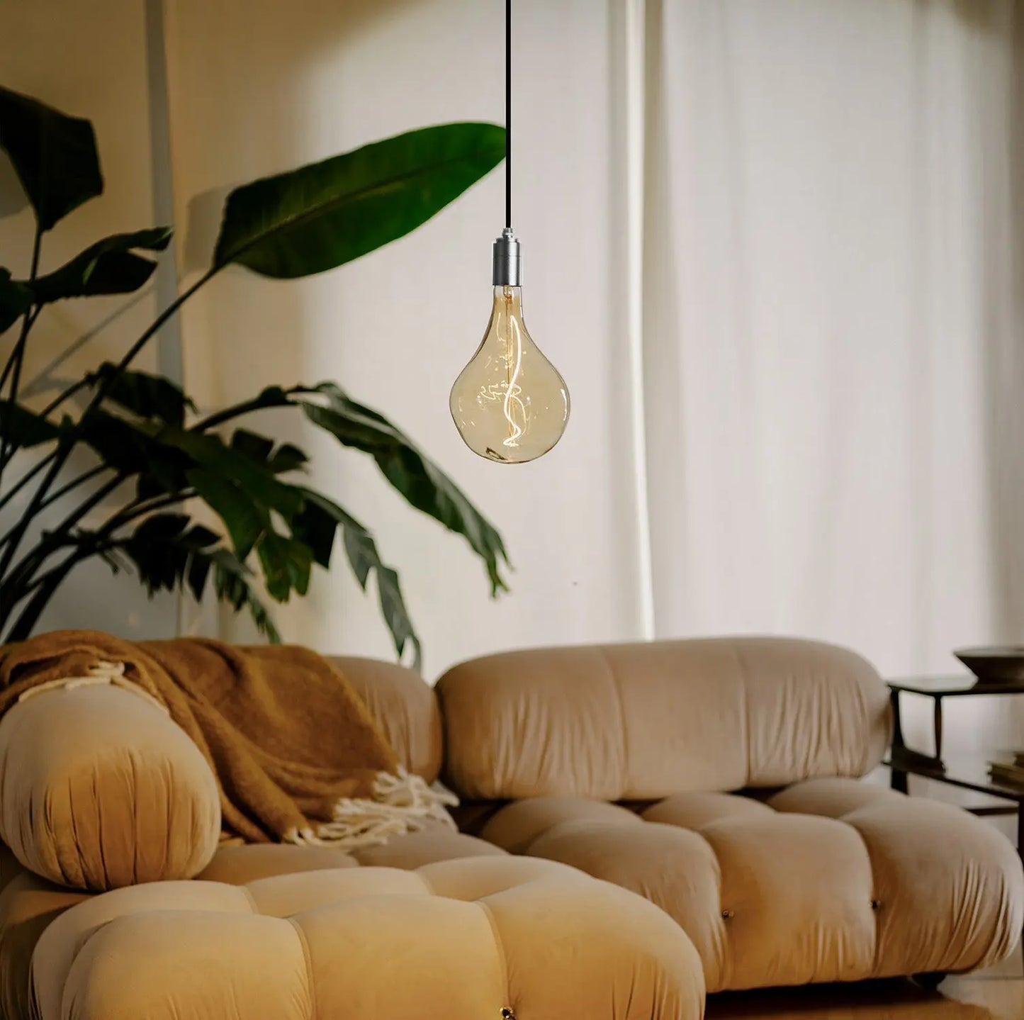Voronoi II Plug-In Pendant Light in Stainless Steel Tala