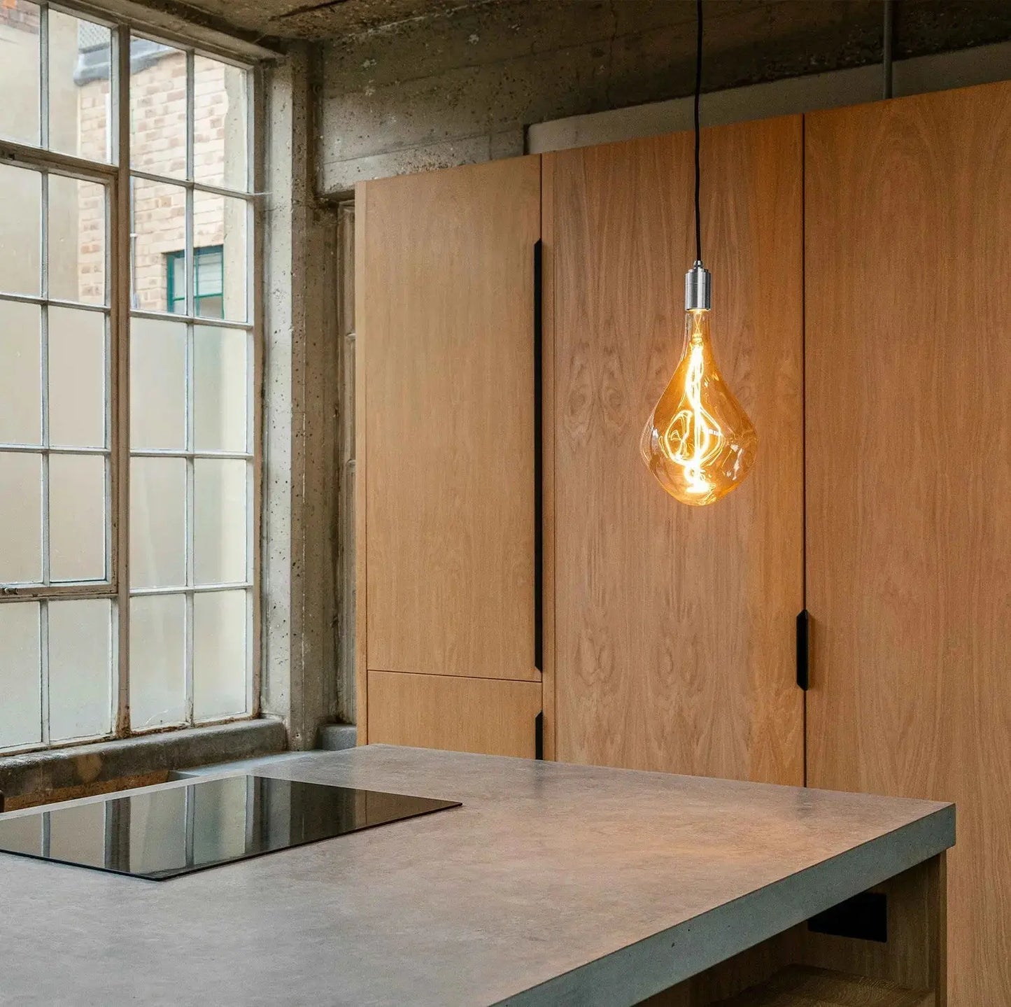 Voronoi III Plug-In Pendant Light in Stainless Steel Tala