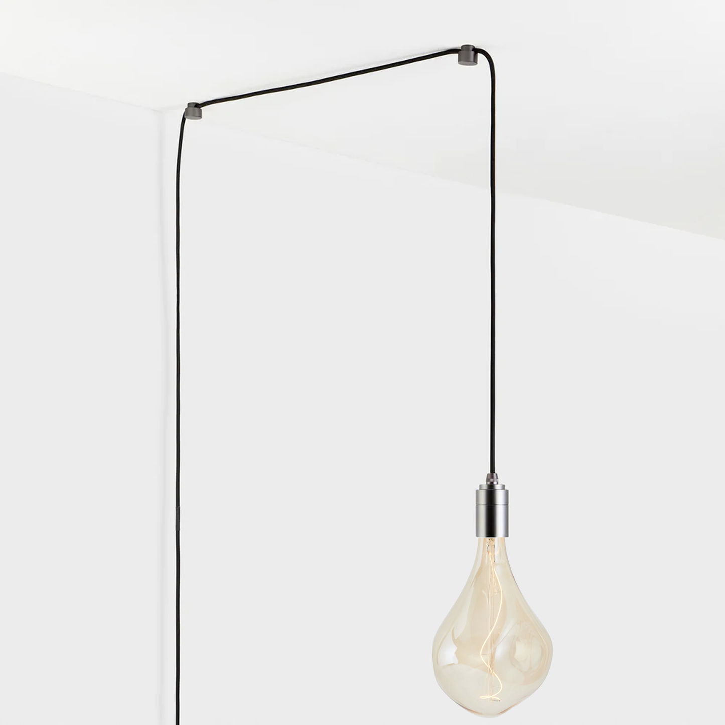 Voronoi III Plug-In Pendant in Graphite Tala