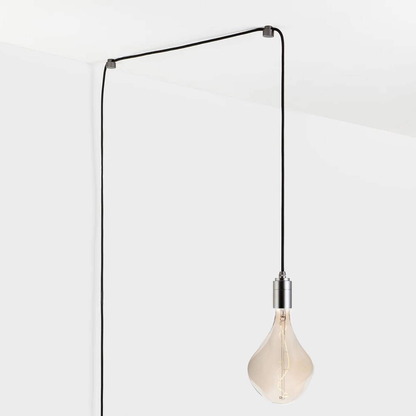 Voronoi II Plug-In Pendant in Graphite Tala