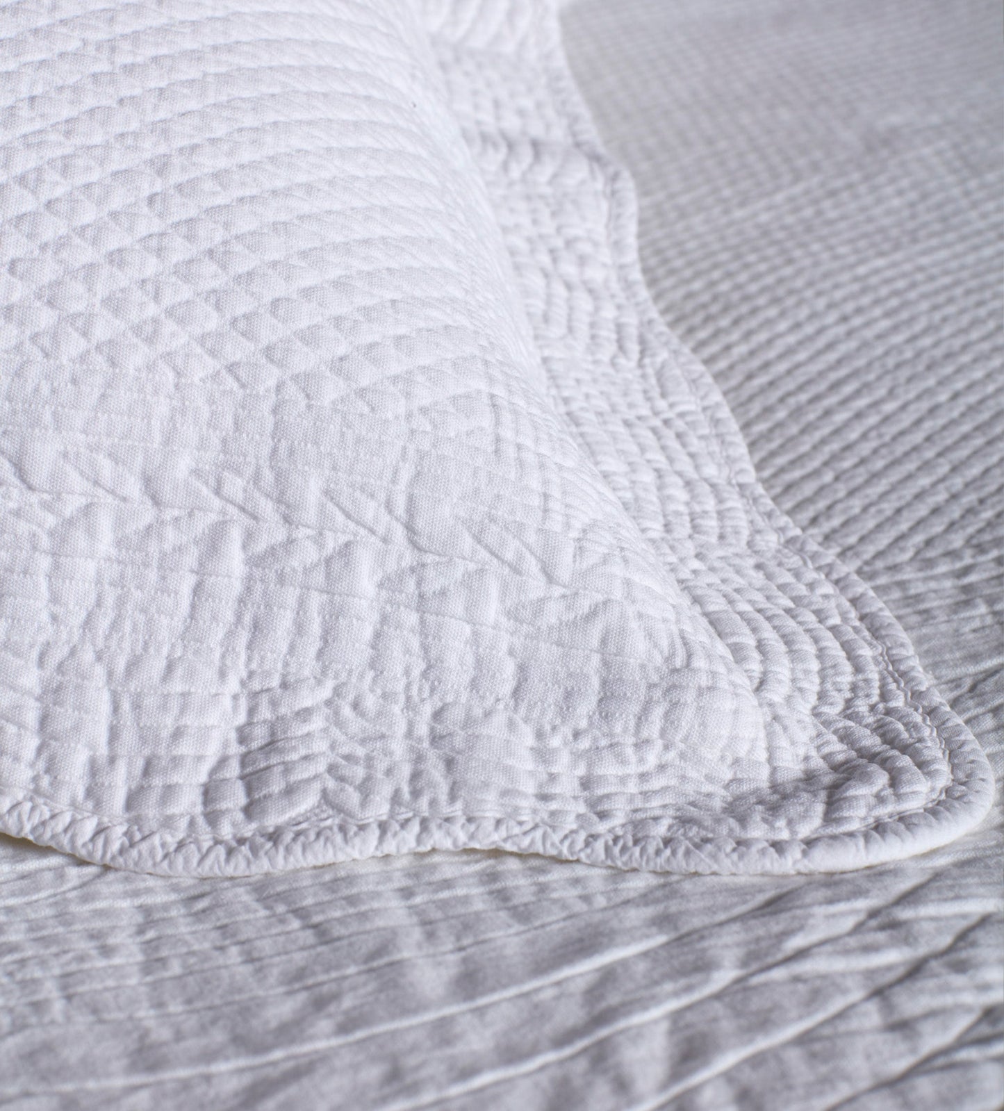 White Verity 100% Cotton Bedspread The Secret Linen Store