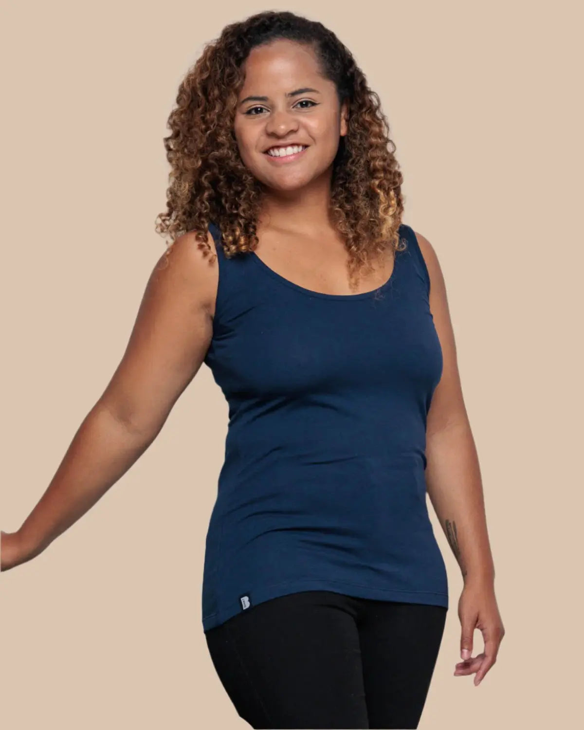WOMEN'S VEST IN NAVY Bshirt