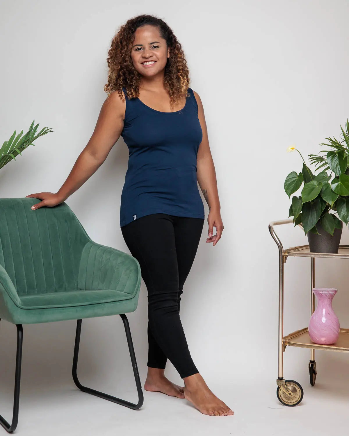 WOMEN'S VEST IN NAVY Bshirt