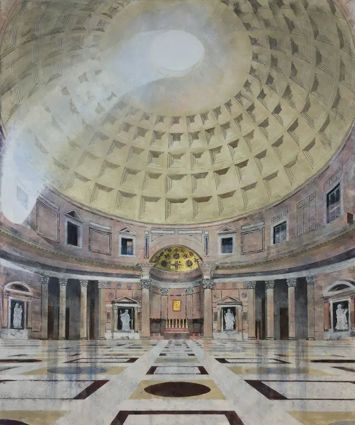 Wallpaper Mural of the Pantheon Dome - £50 per sq metre. Long Studio Design