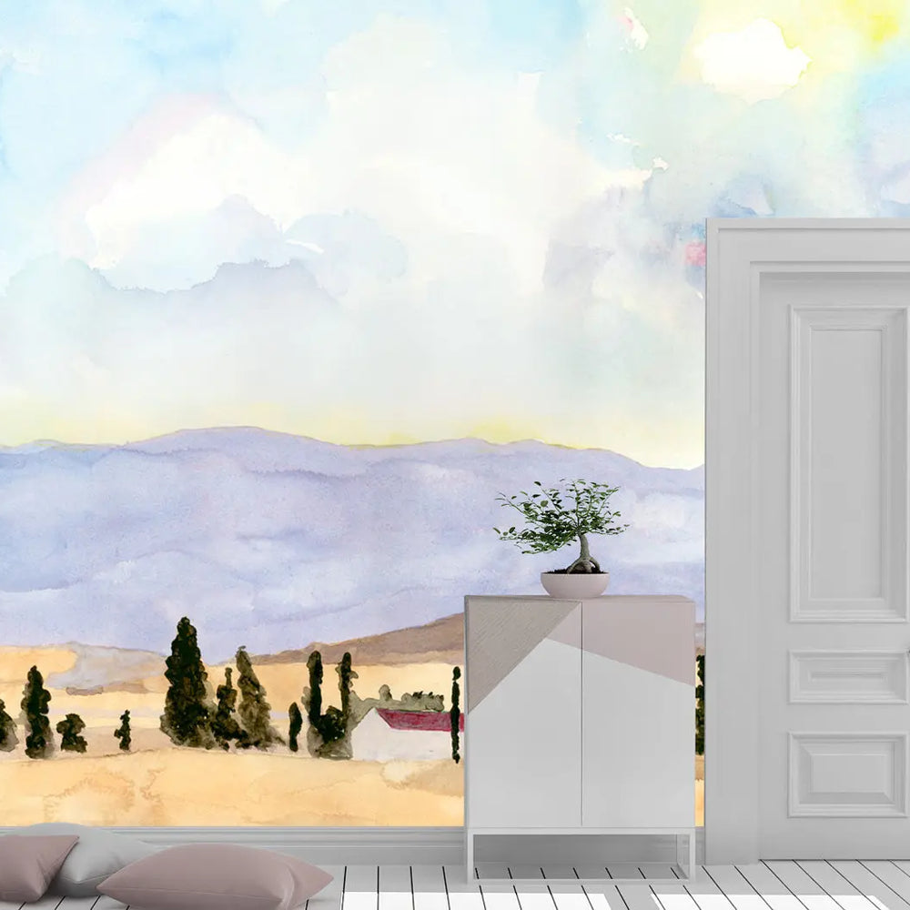 Wallpaper Mural of the Western Cape - £50 per sq metre. Long Studio Design