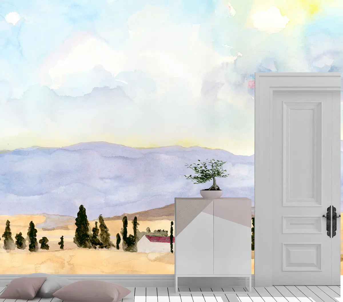 Wallpaper Mural of the Western Cape - £50 per sq metre. Long Studio Design