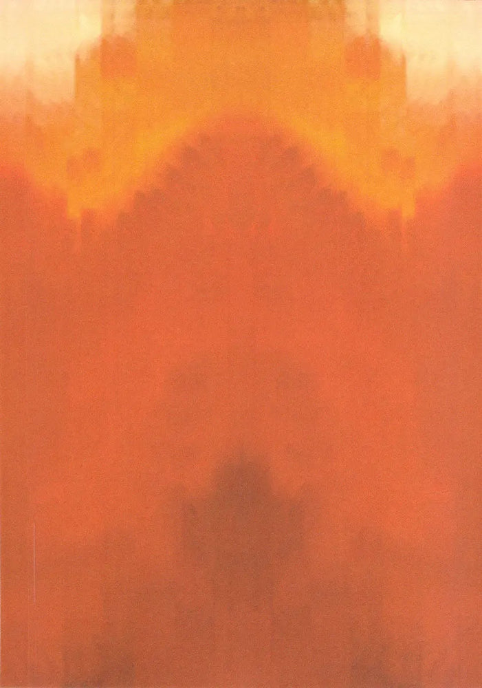 Wallpaper Orange Clouds - £37.50 per sq metre Long Studio Design