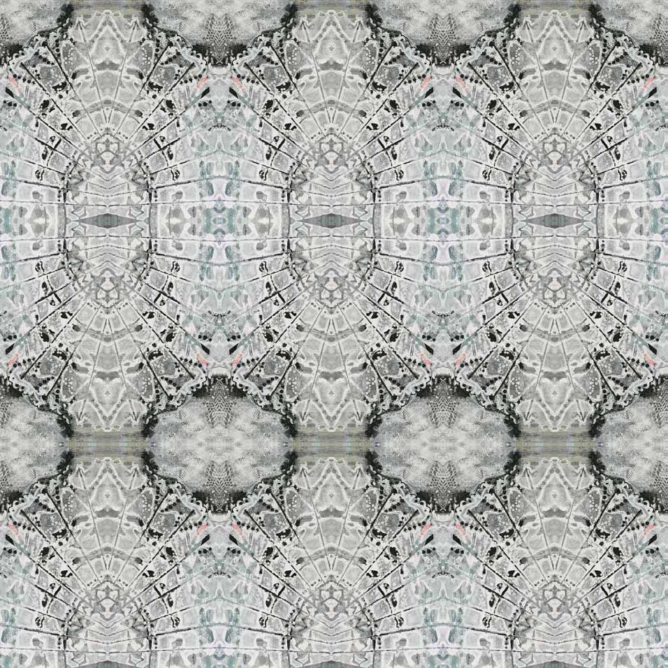 Wallpaper White Fan - £37.50 per sq metre Long Studio Design
