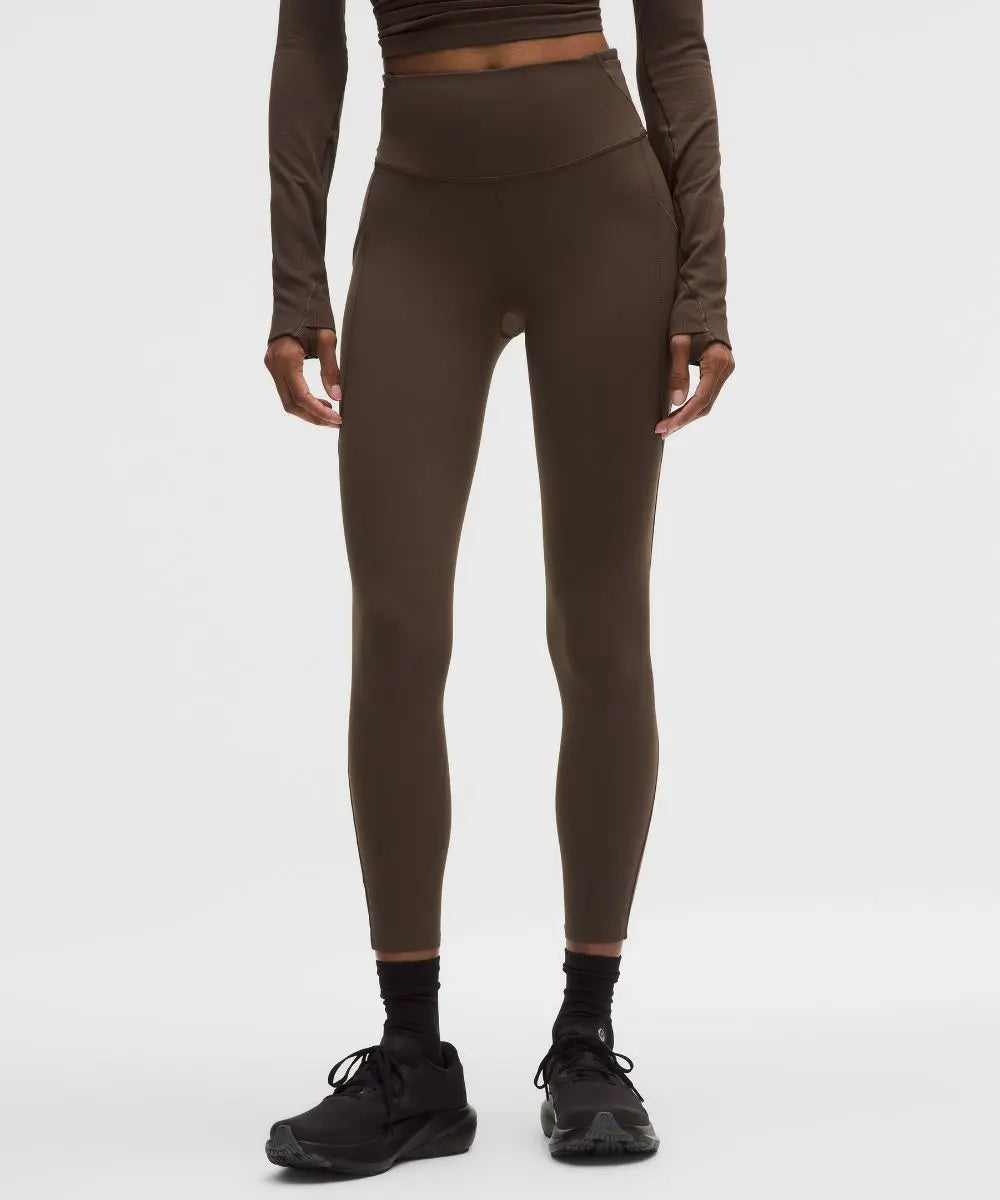 Walnut Crunch Women's Fast and Free High-Rise Tight Pocket Lululemon