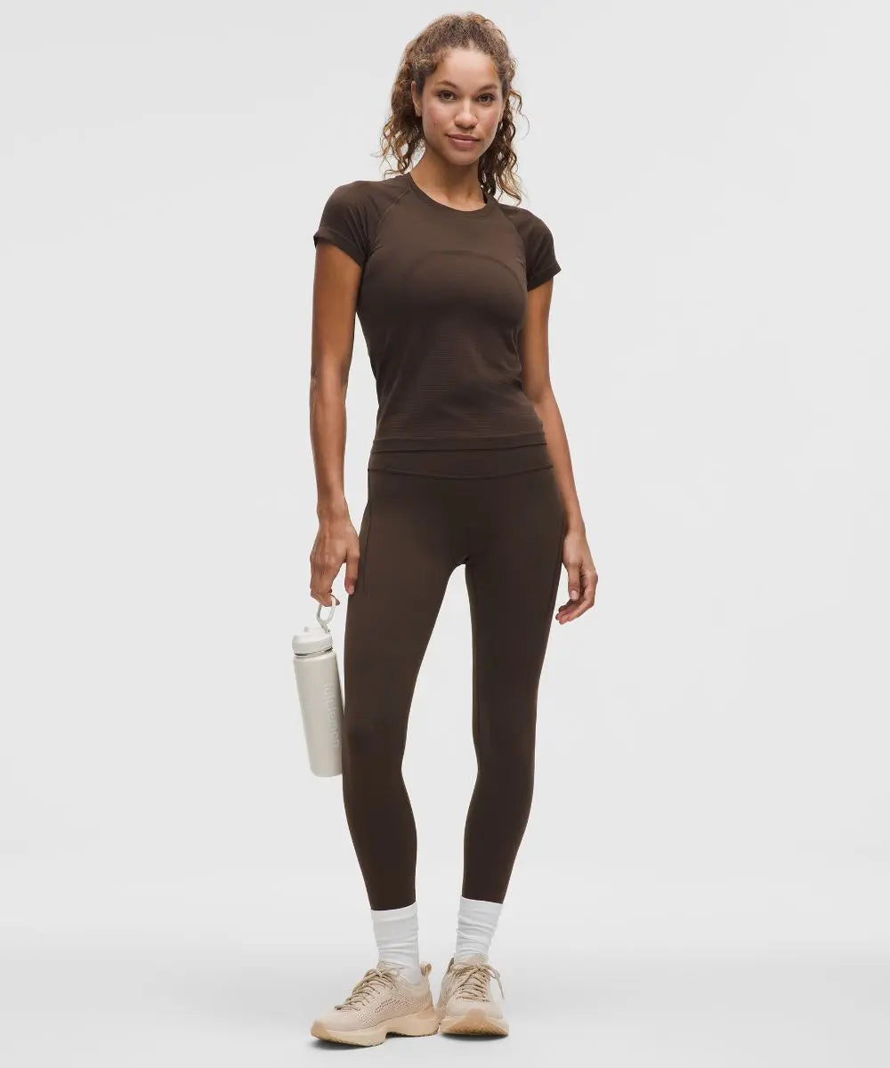 Walnut Crunch Women's Wunder Train High-Rise Tight with Pockets Lululemon