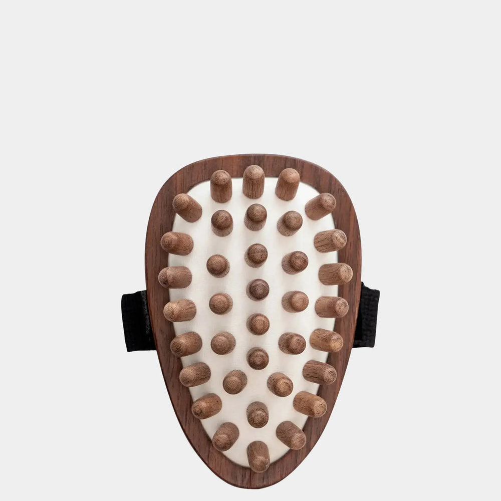 Walnut Wood Cellulite Hand Brush - Luxurious Cellulite Treatment Brush Eco Bath London