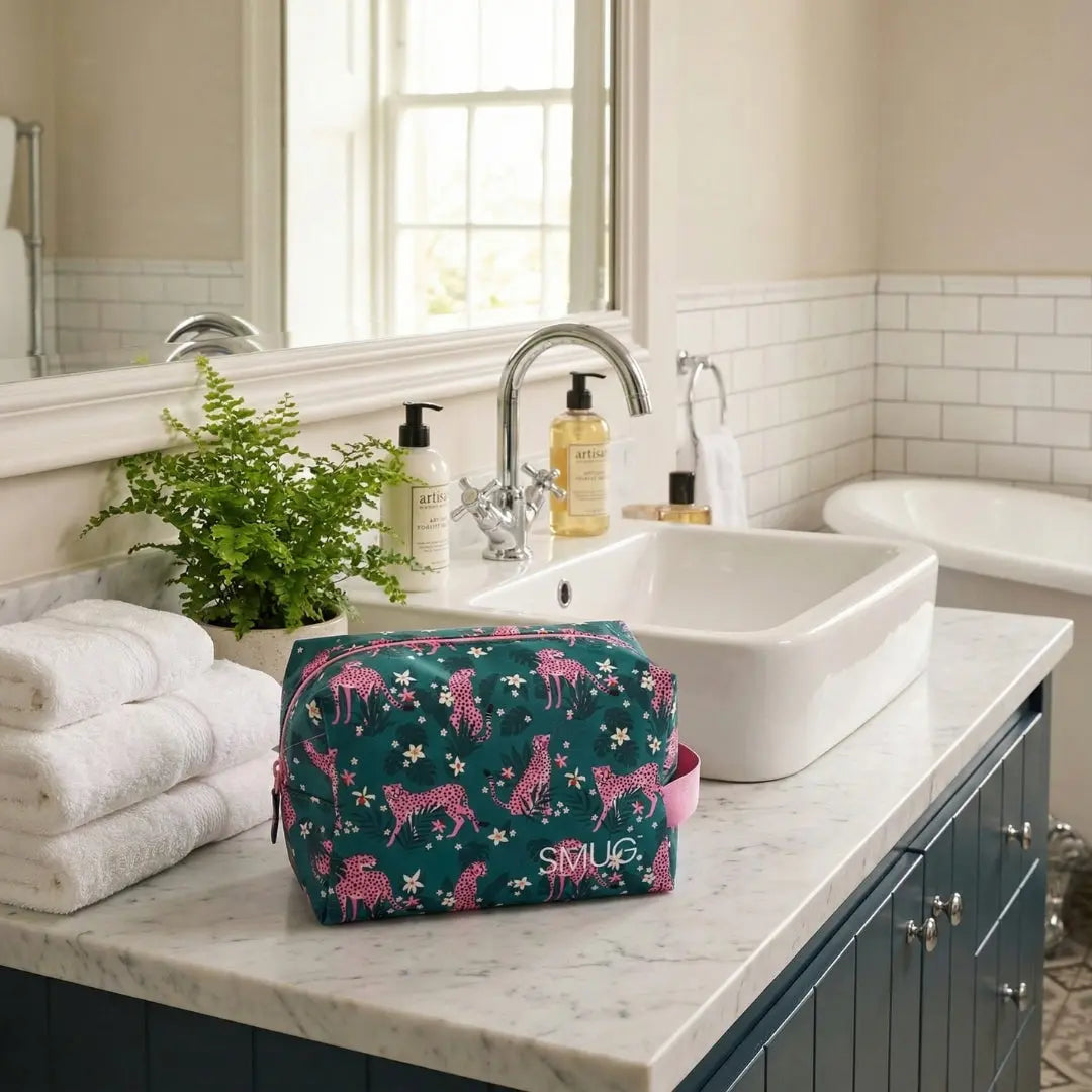 Wash Bag - Cheetah Print SMUG