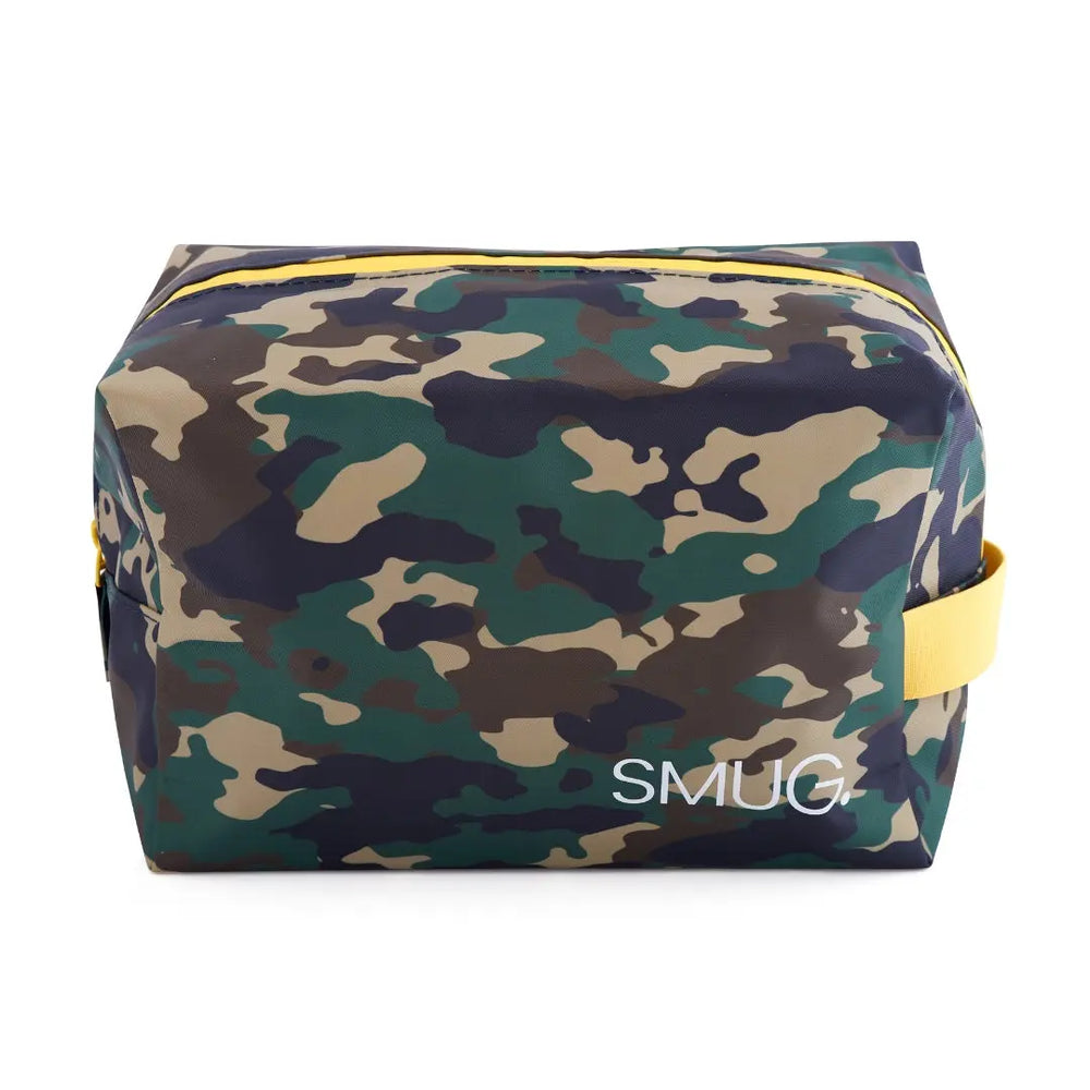 Wash Bag - Green Camo Print SMUG