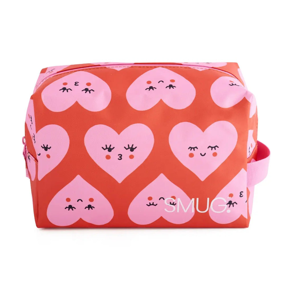 Wash Bag - Hearts Print SMUG