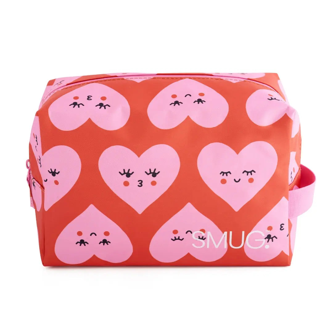 Wash Bag - Hearts Print SMUG