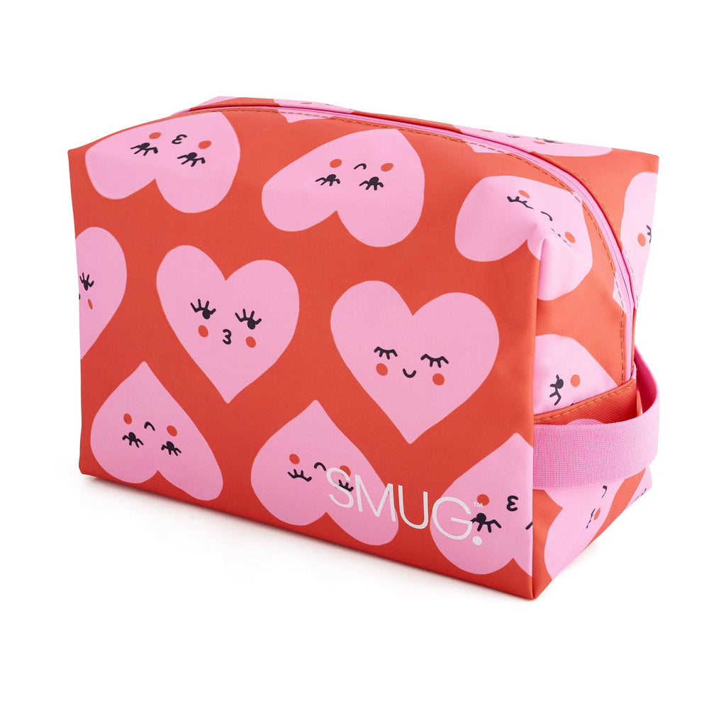 Wash Bag - Hearts Print SMUG