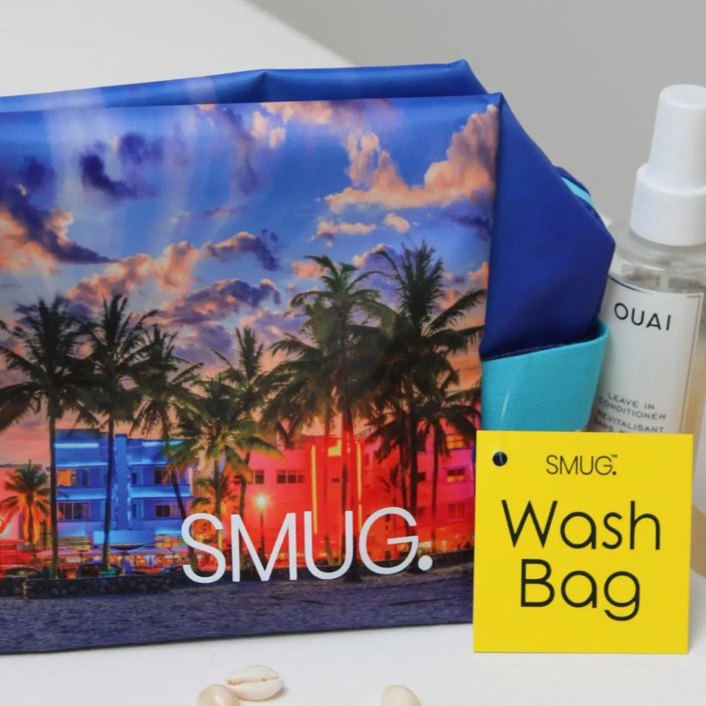 Wash Bag - Miami Print SMUG