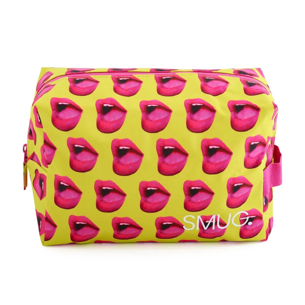 Wash Bag - Mouth Print SMUG
