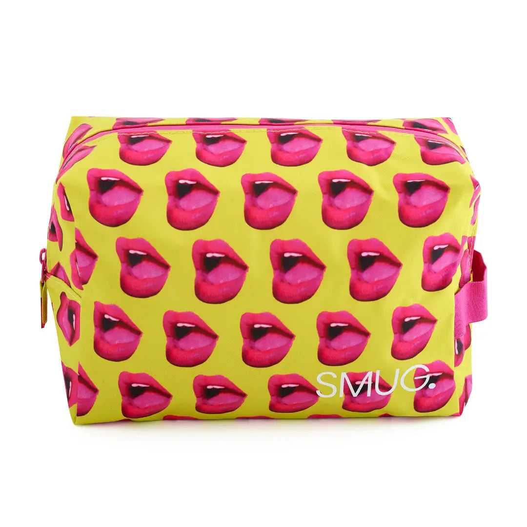 Wash Bag - Mouth Print SMUG