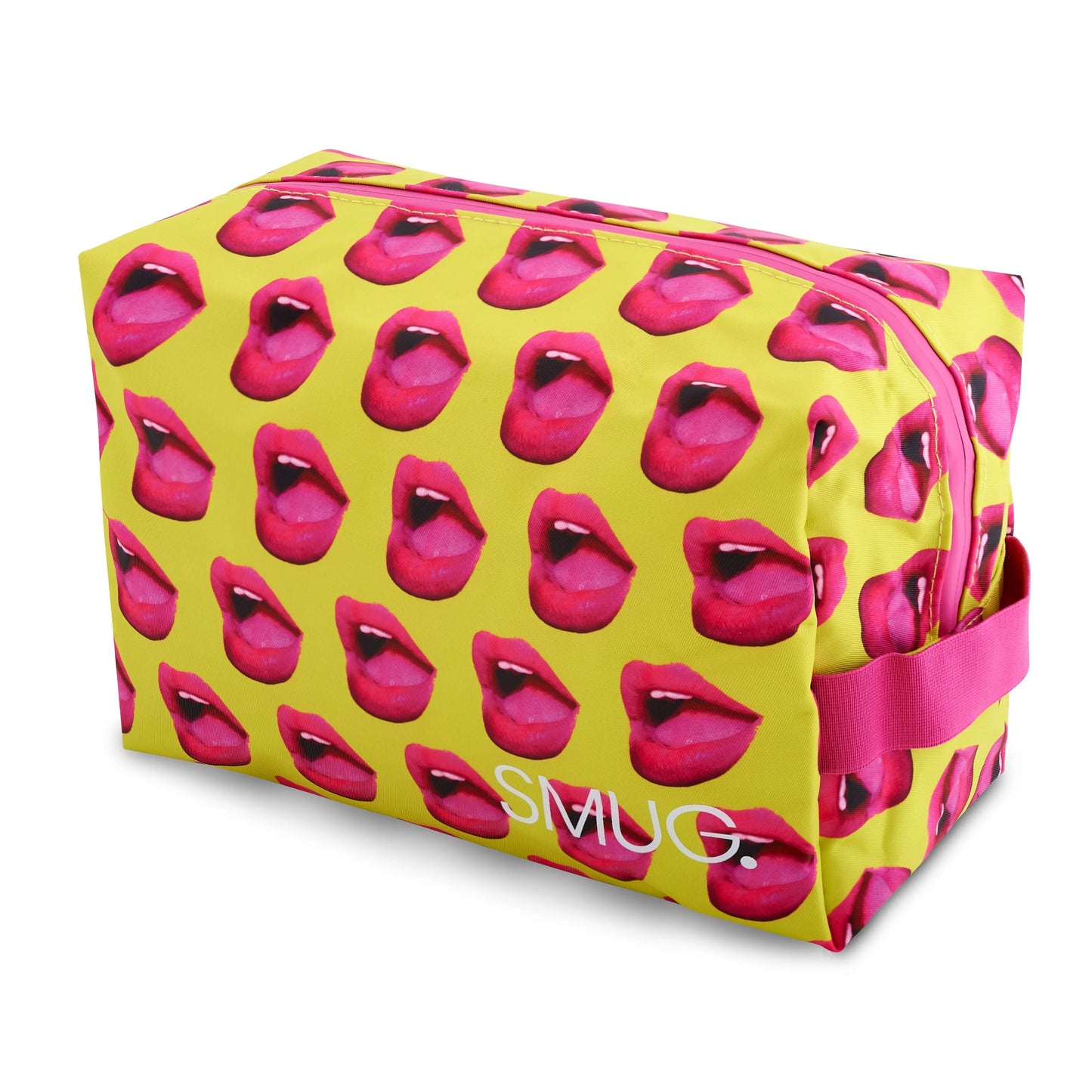 Wash Bag - Mouth Print SMUG