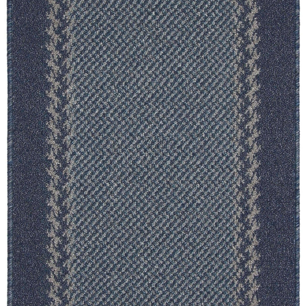 Washable Bordered Blue Rug  | 116Blu The Rugs