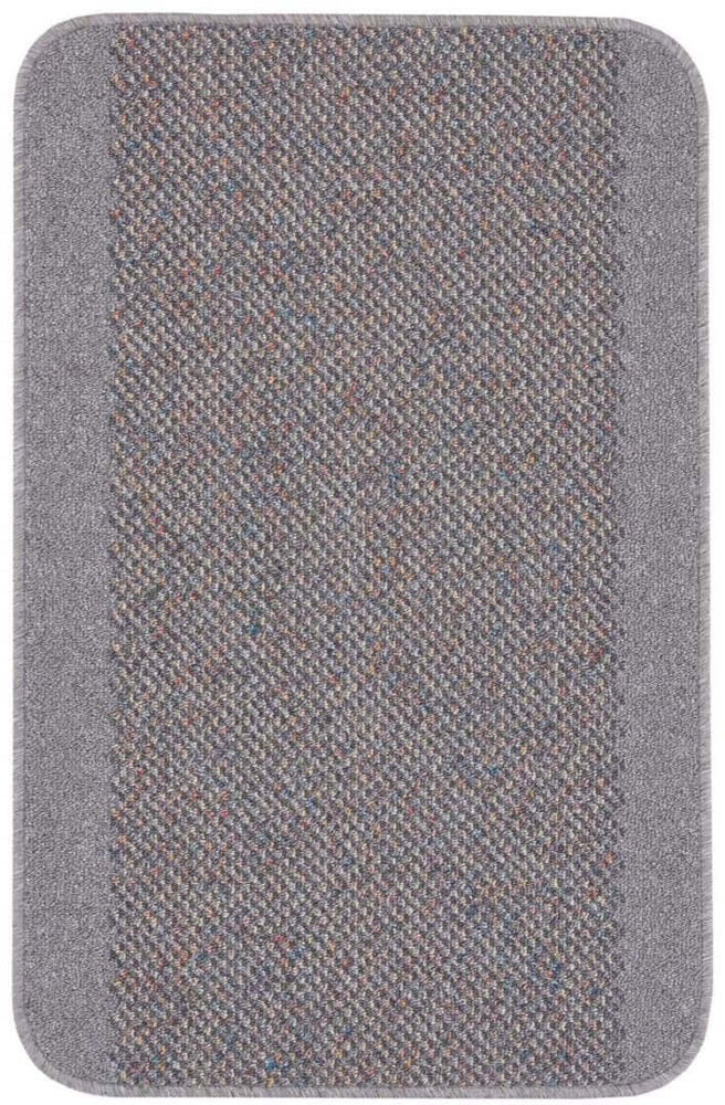 Washable Bordered Silver Grey Rug| 110G The Rugs