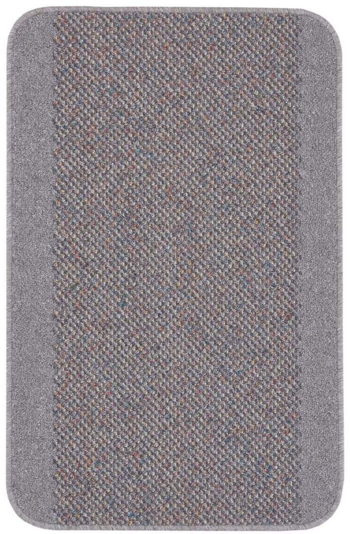 Washable Bordered Silver Grey Rug| 110G The Rugs