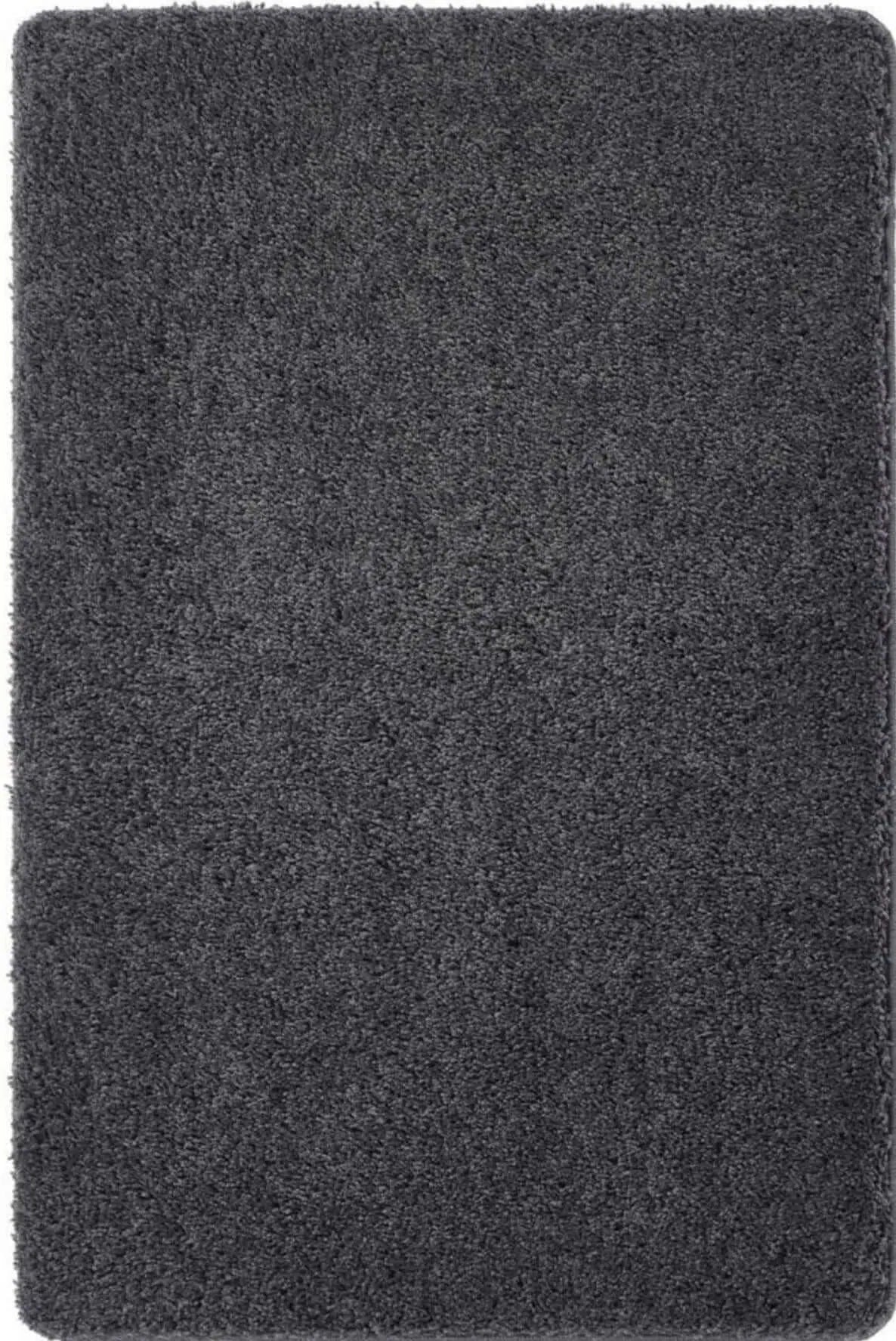 Washable Charcoal Shaggy Rug The Rugs