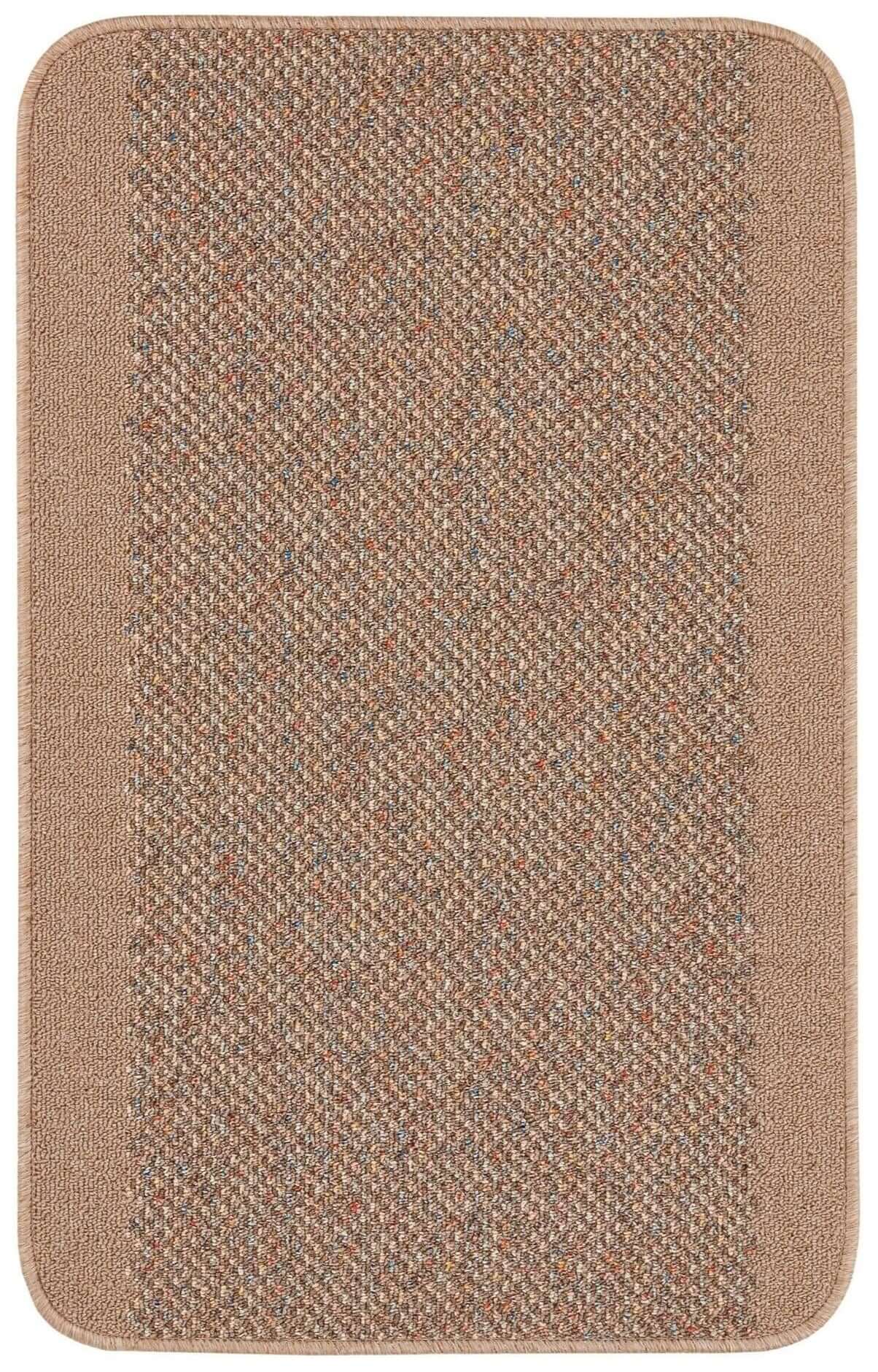 Washable Designer Bordered Beige Rug | 110B The Rugs