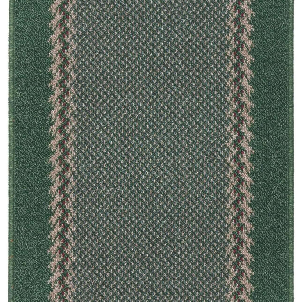 Washable Designer Bordered Green Rug | 116Gr The Rugs