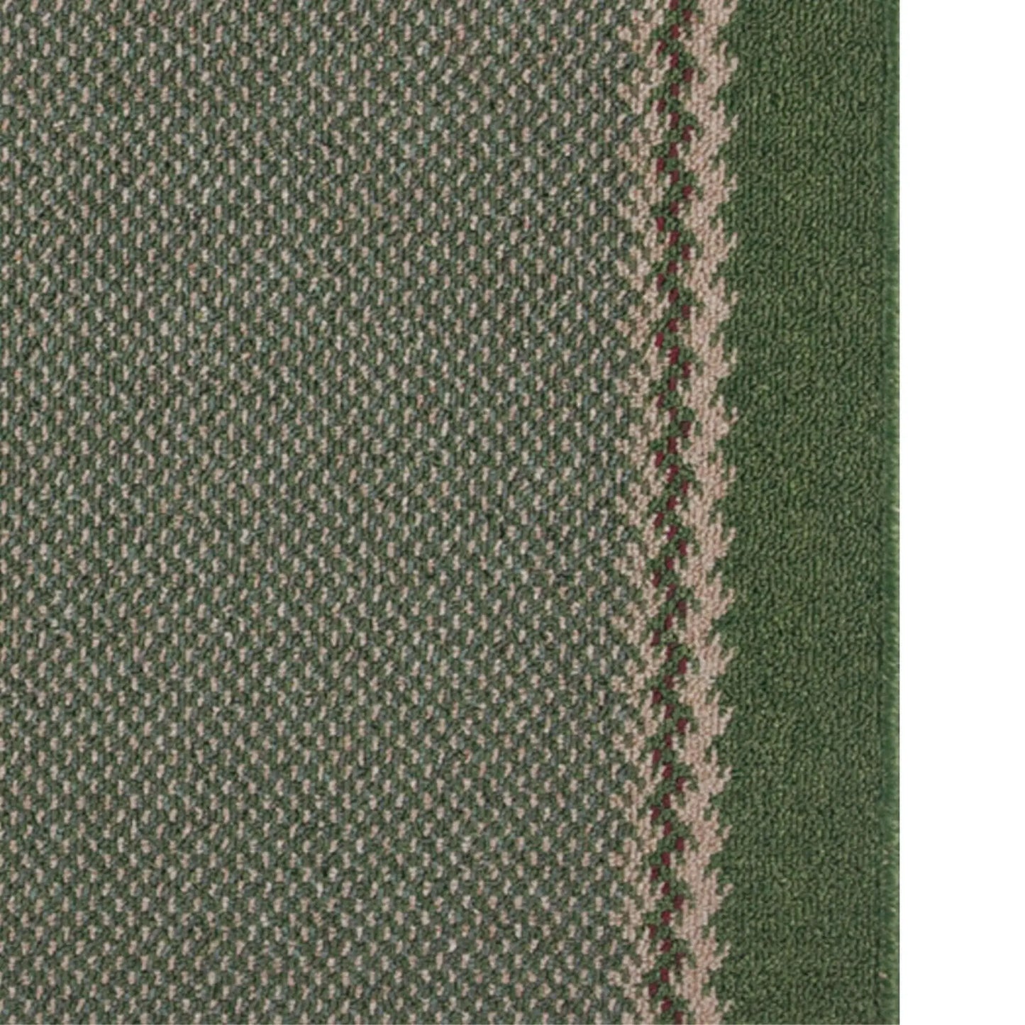 Washable Designer Bordered Green Rug | 116Gr The Rugs
