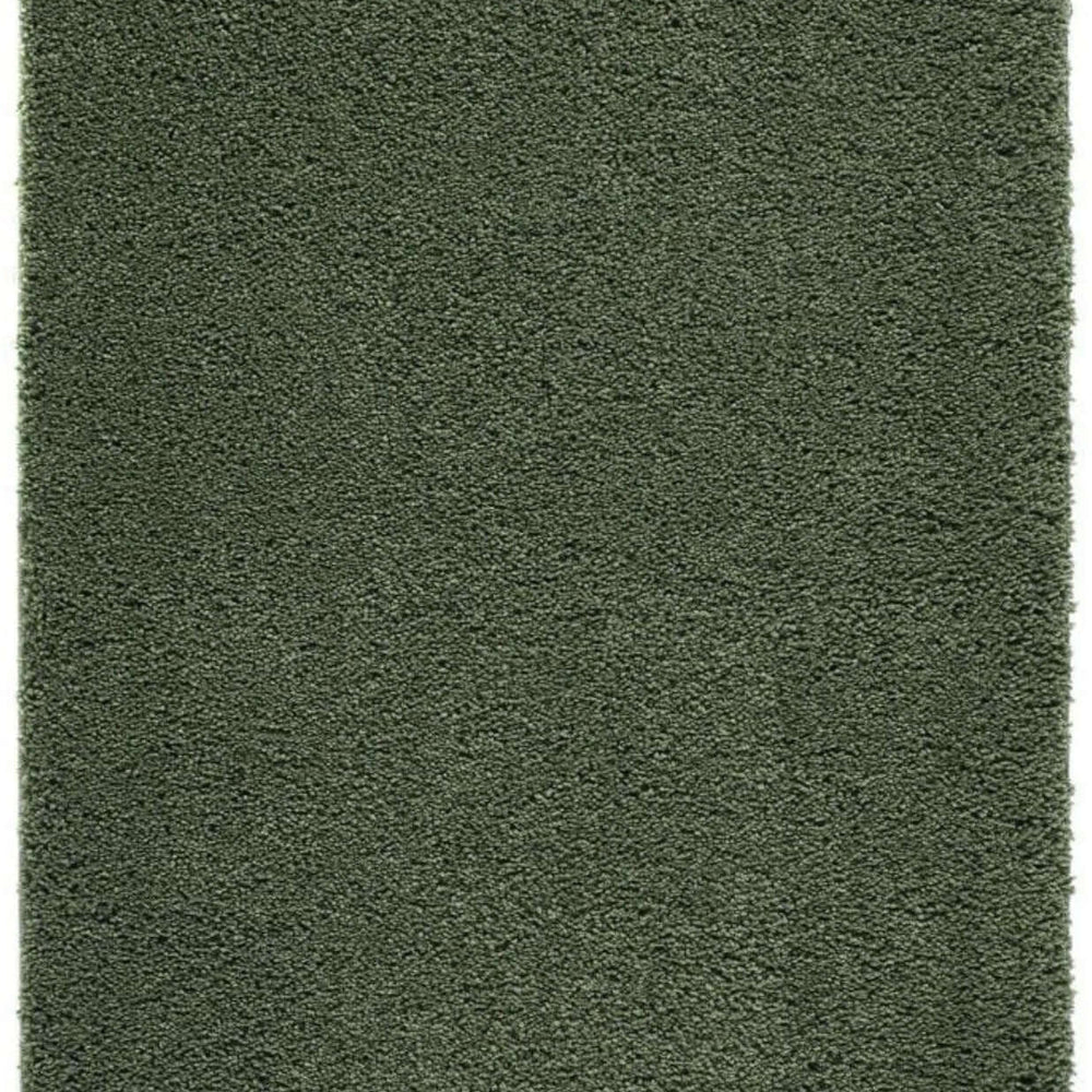 Washable Forest Green Shaggy Rug The Rugs
