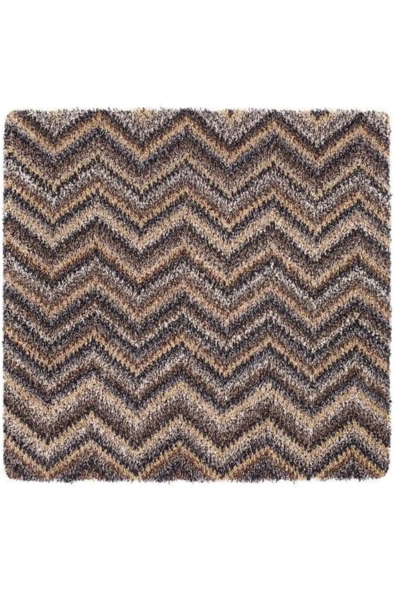 Washable Mat Chevron Design in Multicolour The Rugs