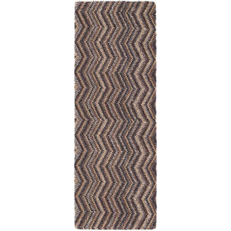 Washable Mat Chevron Design in Multicolour The Rugs