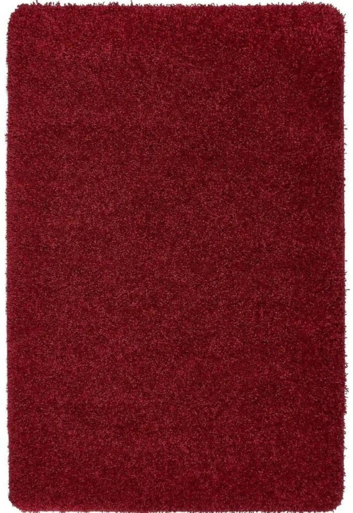 Washable Red Shaggy Rug The Rugs