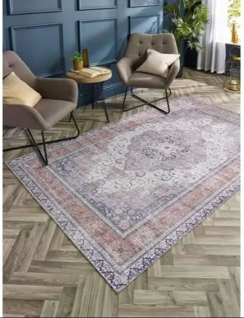 Washable Rug Eterna Medallion Design The Rugs