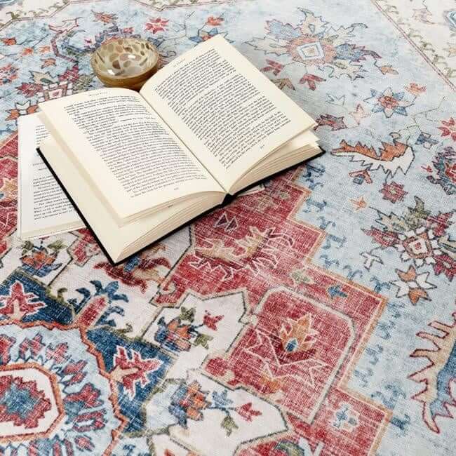 Washable Rug Eterna Red The Rugs
