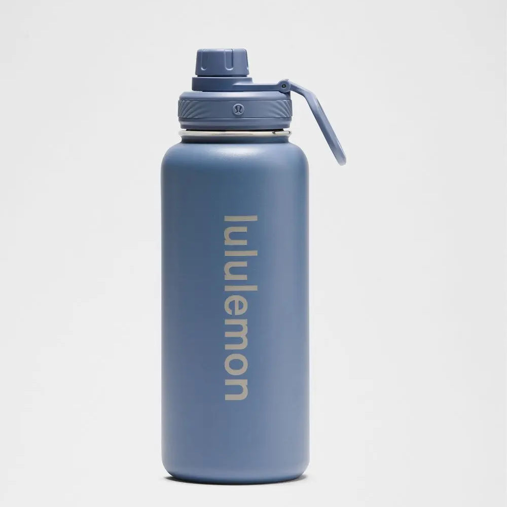 Washed Denim Back to Life Sport Bottle 32oz Straw Lid Lululemon