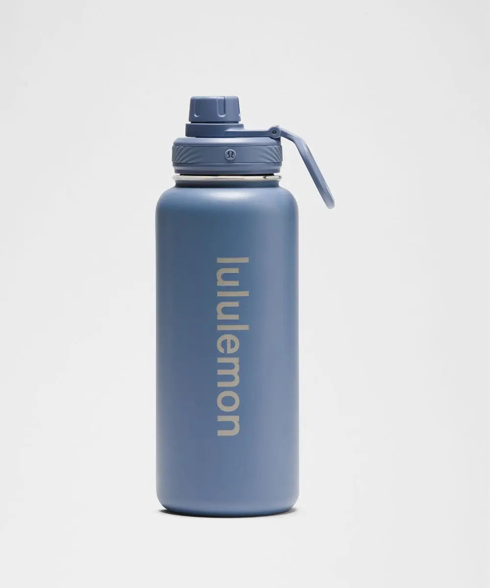 Washed Denim Back to Life Sport Bottle 32oz Straw Lid Lululemon